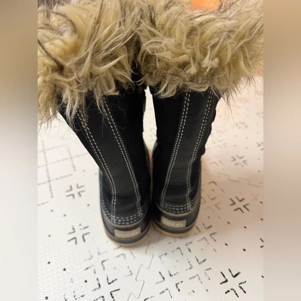 Sorel Joan of Arctic Waterproof Boot size‎ 7  Black/ Quarry